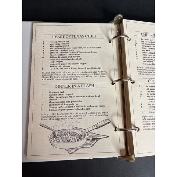 Vintage 90s Hunt's Tomato Paste 100th Year Anniversary Cookbook Recipe Collectio - Picture 5 of 12